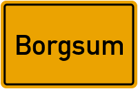 City Sign Borgsum