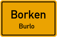 Birkhuhnweg in BorkenBurlo