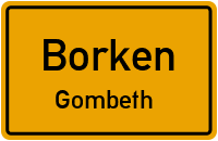 Kernstraße in BorkenGombeth