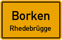 Haltebucht in BorkenRhedebrügge
