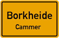 Gartenstraße in BorkheideCammer