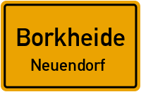 Waldweg in BorkheideNeuendorf