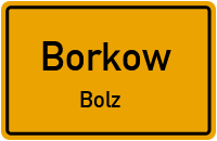 Straßen in Borkow Bolz