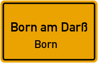 Bäderstraße in Born am DarßBorn