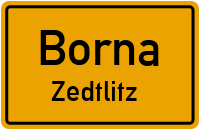 Waldstraße in BornaZedtlitz