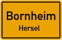 Hans-Dietrich-Genscher-Straße in BornheimHersel