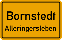 Straßen in Bornstedt Alleringersleben