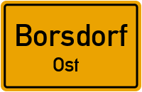 Leipziger Straße in BorsdorfOst
