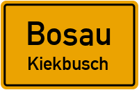 Straßenverzeichnis Bosau Kiekbusch