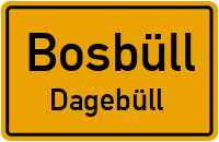 Dorfstraße in BosbüllDagebüll