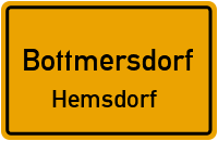 Straßen in Bottmersdorf Hemsdorf