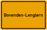 City Sign Bovenden-Lenglern