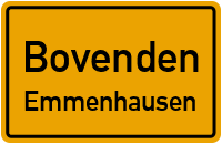 Straßenverzeichnis Bovenden Emmenhausen