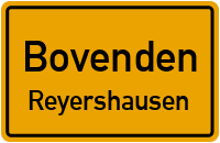 Straßenverzeichnis Bovenden Reyershausen