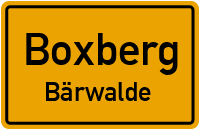 Merzdorfer Straße in BoxbergBärwalde