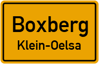 Kirchweg in BoxbergKlein-Oelsa