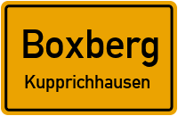 Weildorfweg in BoxbergKupprichhausen