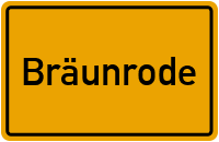 City Sign Bräunrode