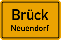 Bergstraße in BrückNeuendorf
