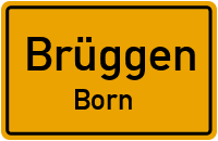 Schlehenweg in BrüggenBorn