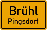 Wasserturmweg in BrühlPingsdorf