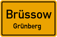 Bahnhofstraße in BrüssowGrünberg