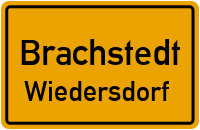 Straßen in Brachstedt Wiedersdorf