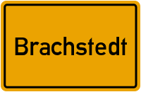 Ortsschild von Gemeinde Brachstedt in Sachsen-Anhalt