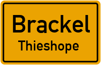 Straßenverzeichnis Brackel Thieshope