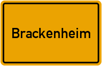 City Sign Brackenheim