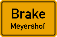 Oldenburger Heerstraße in BrakeMeyershof