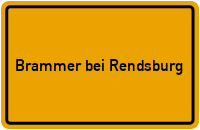 Ortsschild Brammer bei Rendsburg