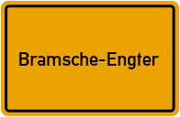 Ortsschild Bramsche-Engter