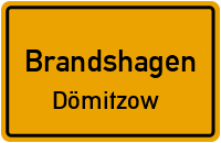 Straßen in Brandshagen Dömitzow