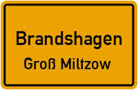 Straßen in Brandshagen Groß Miltzow