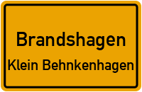 Straßen in Brandshagen Klein Behnkenhagen
