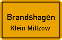 Straßen in Brandshagen Klein Miltzow