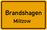 Straßen in Brandshagen Miltzow