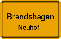 Straßen in Brandshagen Neuhof