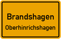 Straßen in Brandshagen Oberhinrichshagen