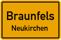 Bergstraße in BraunfelsNeukirchen