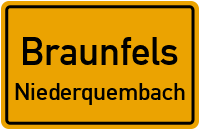 Alter Grenzweg in BraunfelsNiederquembach
