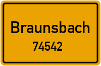 74542 Braunsbach