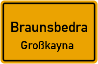 Seestraße in BraunsbedraGroßkayna