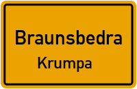 Kursachsenstraße in BraunsbedraKrumpa