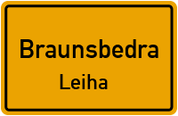 Hauptstraße in BraunsbedraLeiha