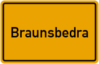 City Sign Braunsbedra