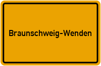 Ortsschild Braunschweig-Wenden