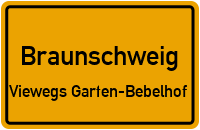 Zufahrtsweg Abstellanlage Braunschweig Hbf in BraunschweigViewegs Garten-Bebelhof