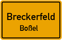 Boßeler Straße in BreckerfeldBoßel